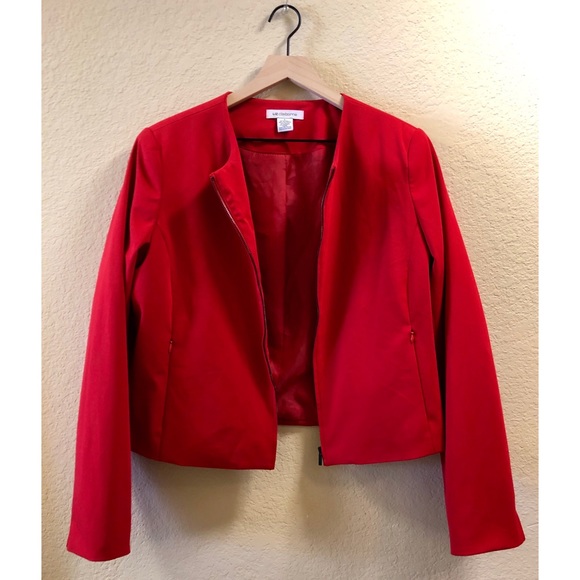 LIZ Claiborne Red Jacket, size Large! - Picture 2 of 5